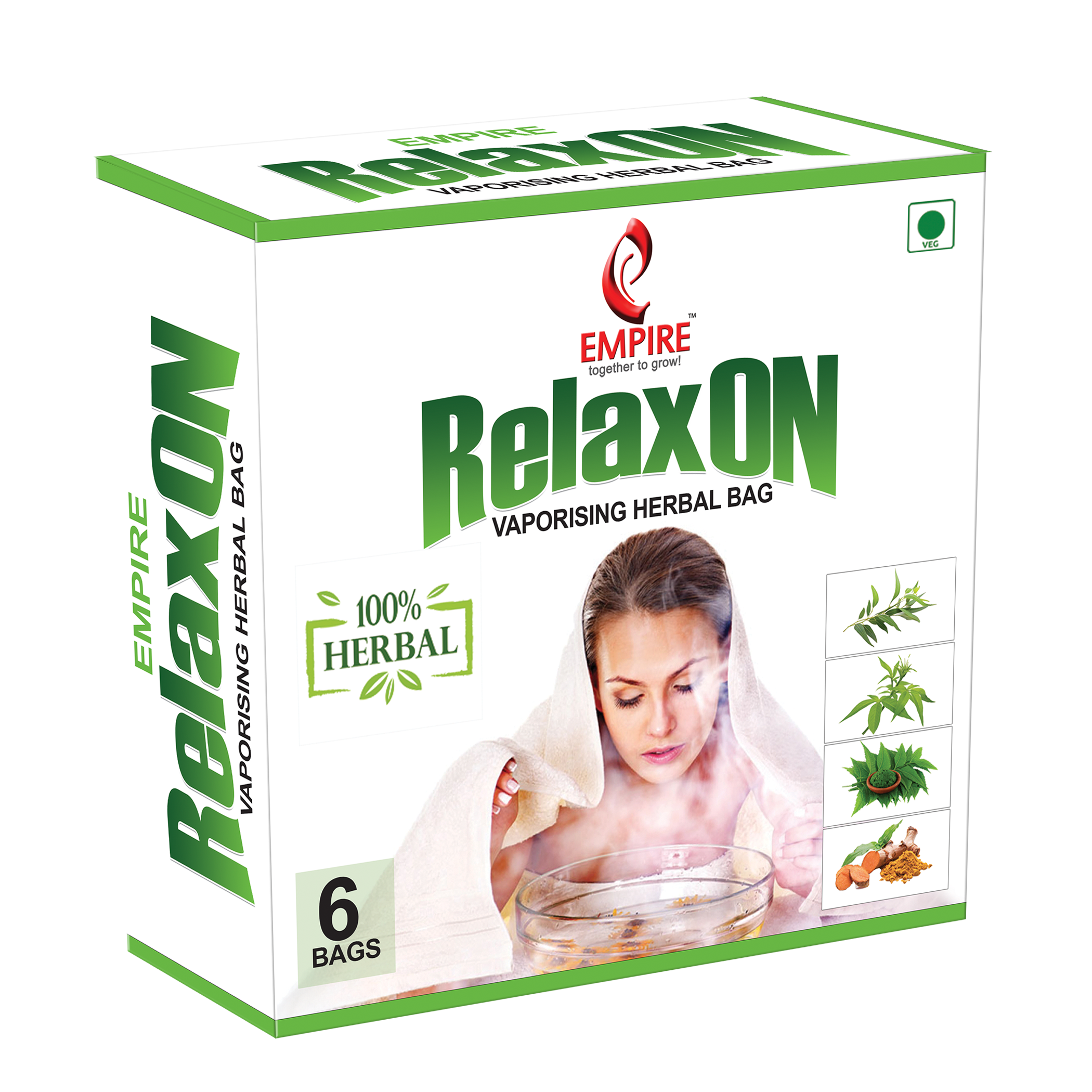 RELAXON VAPORISING HERBAL BAG - 6BAGS